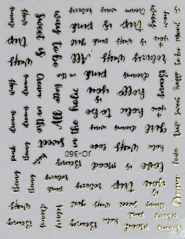 

	Nail Design Stickers

	Decorative stickers for quick and precise nail designs. Allow you to create fine, detailed patterns without drawing skills.
...