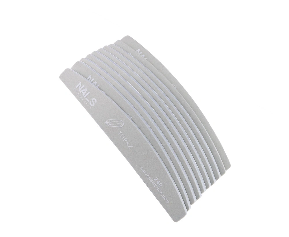 

	GEM ECO collection files – Halfmoon.

	Half-moon shaped nail files for easy nail shaping and material filing.

	Available types:

	• DIAMOND 100s/1...
