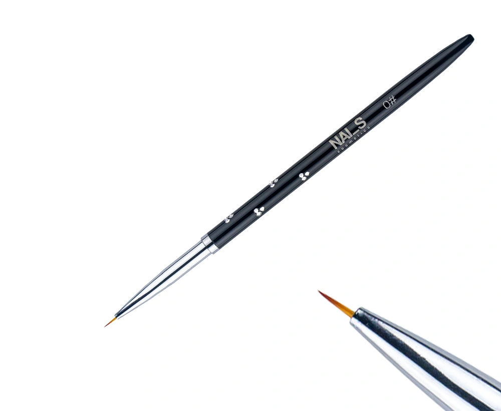 

	Nail design brush with NAILS logo for precise work and creating various design elements. Suitable for drawing fine lines, ornaments and details, as...