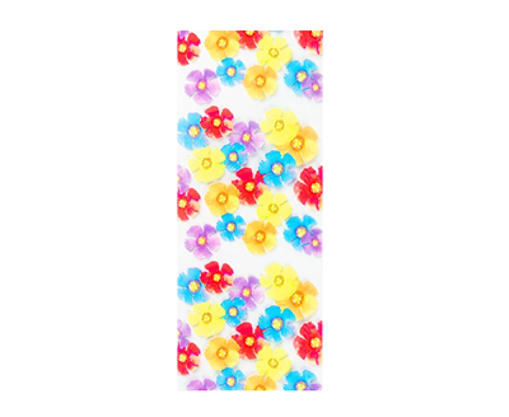 
    Nail design foil.
    Designed for use with Teleport Sticky Gel. Available in 40 different designs, size 20 × 4 cm.
    L series foils have a hol...