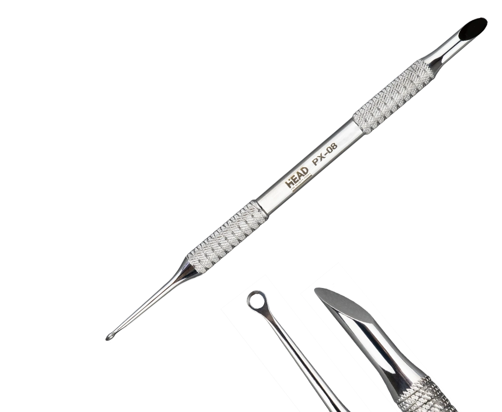 Stainless steel pusher for cuticles...