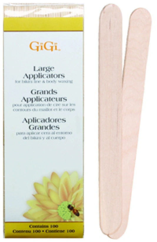 GiGi Large Applicators are sanitary, disposable applicators for use with our high quality waxes. These treatment applicators are the choice of the sea...