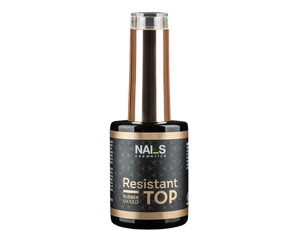 

	
	Rubber-based top coat without a sticky layer.
	Highly glossy, scratch-resistant and flexible.
	Liquid consistency.
	Suitable for both gel polish ...