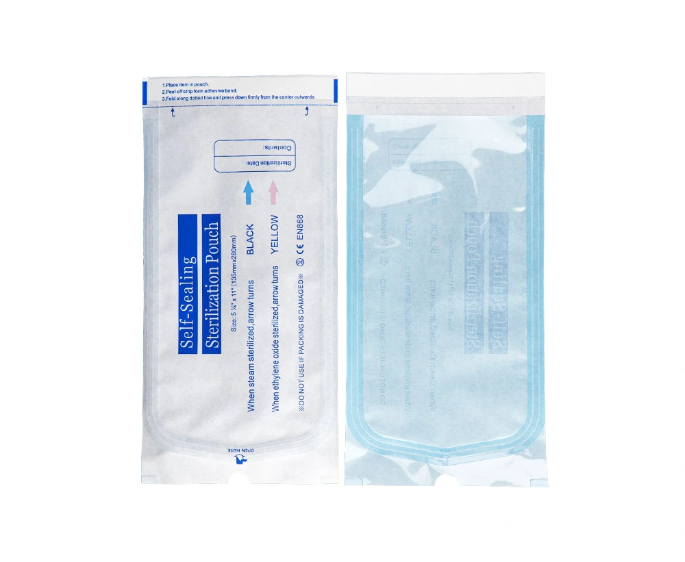 Package for storing tools after sterilization
Available in various sizes:
135x280mm
140x260mm
90x260mm...