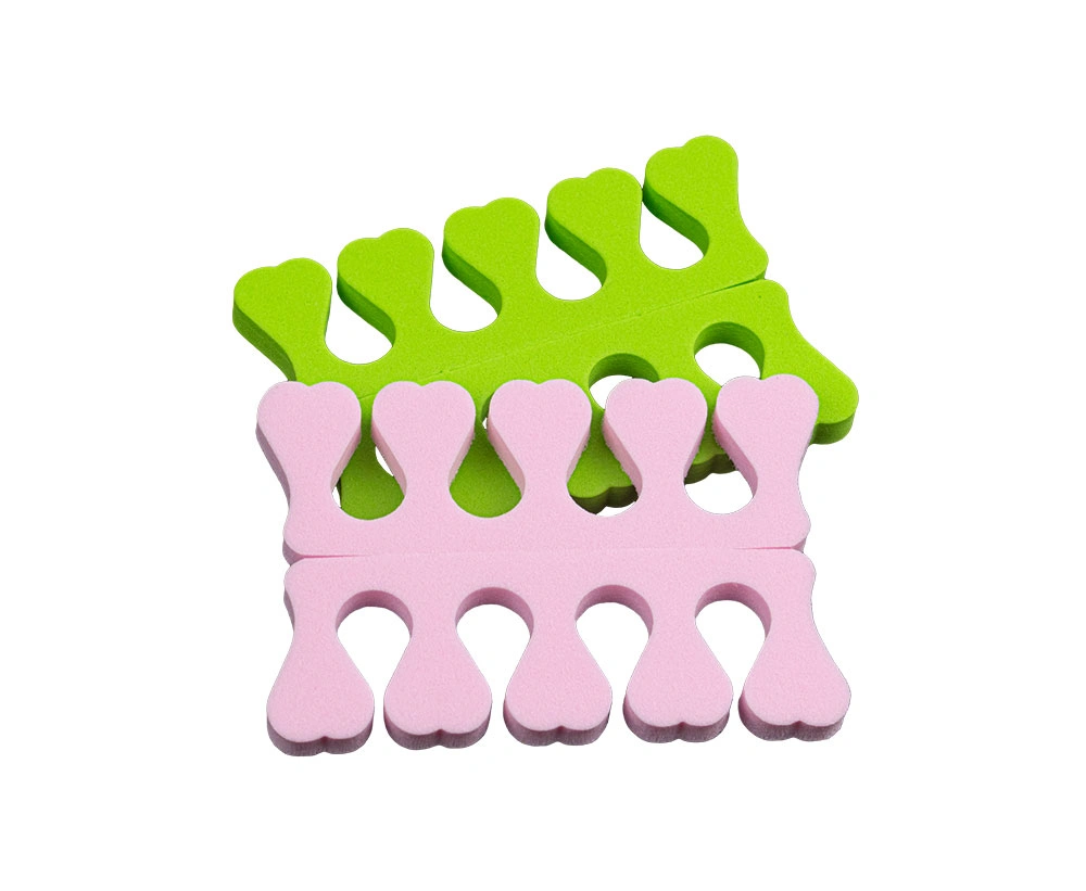 Place between the toes to separate them and keep the toes from touching during toenail painting.
One pair included. 
For single use only....