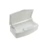 Instrument disinfection container with lid