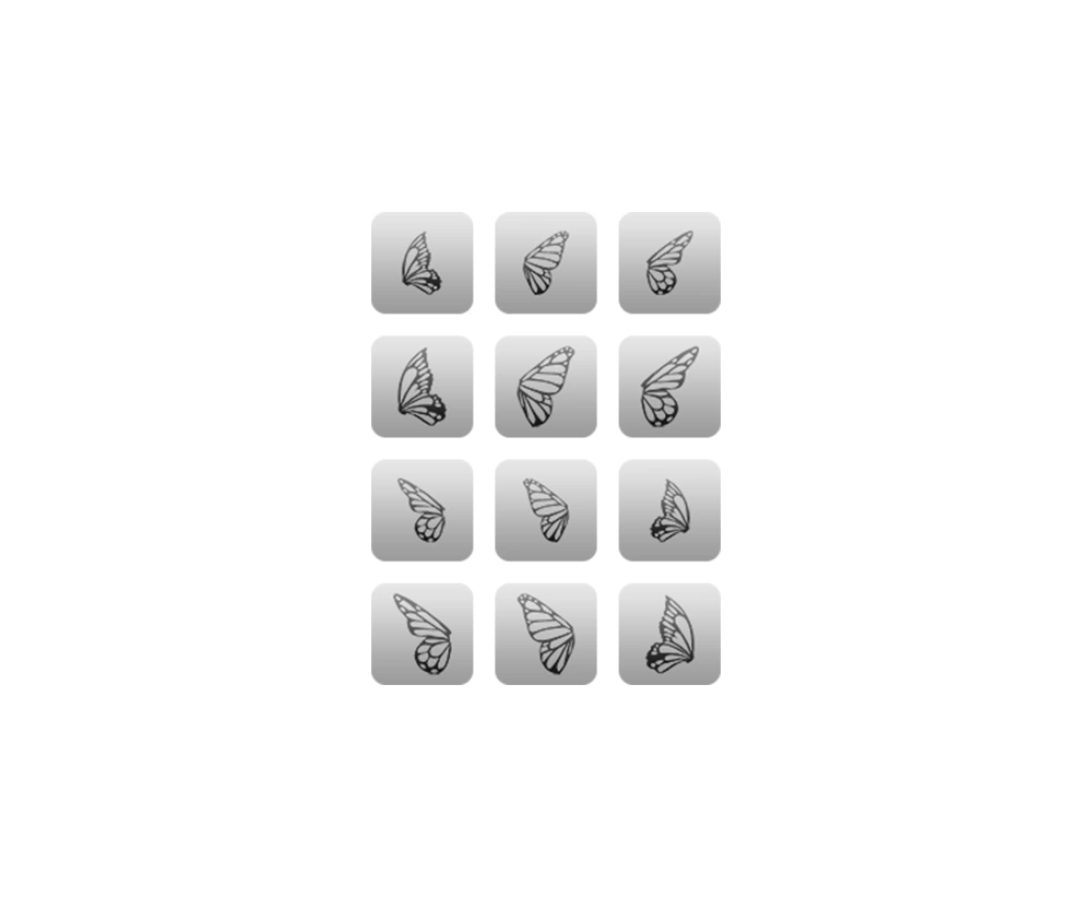 

	Nail art stencils for creating precise and refined designs.

	They allow easy creation of symmetrical patterns, floral motifs and decorative elemen...