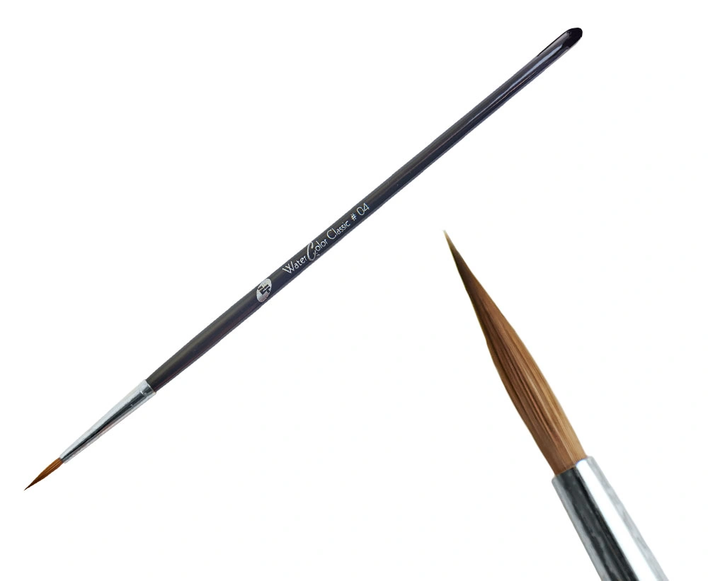 A brush for watercolor nail art.
Two types available:
- 001
- 004...