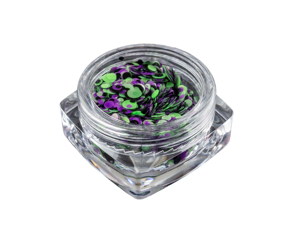 

	Decorative Glitter for Nail Design

	Decorative glitter in various shapes and colors for creative and eye-catching nail designs. Suitable for embed...