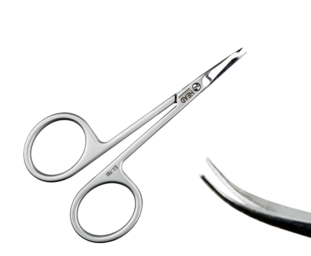 

	HEAD Cuticle Scissors.

	Scissors for trimming cuticles during manicure.

	Information:

	• Narrow and precise blades

	• Made of stainless steel

...
