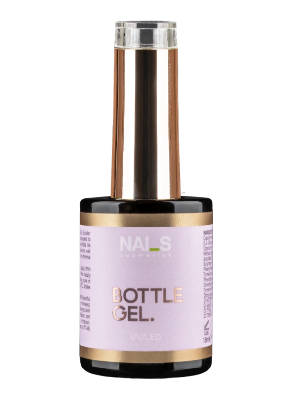 Bottle Gel (BIAB) UV/LED is a professional gel in a bottle designed for strengthening, leveling, and light sculpting of natural nails. Thanks to its self-leveling consistency, it helps create a smooth nail surface and perfect nail architecture while reducing filing and saving the technician's working time. Suitable for short and medium-length nails, as well as minor nail extensions. Provides a durable coating that helps protect nails from breakage and is an excellent choice for thin, brittle, or...